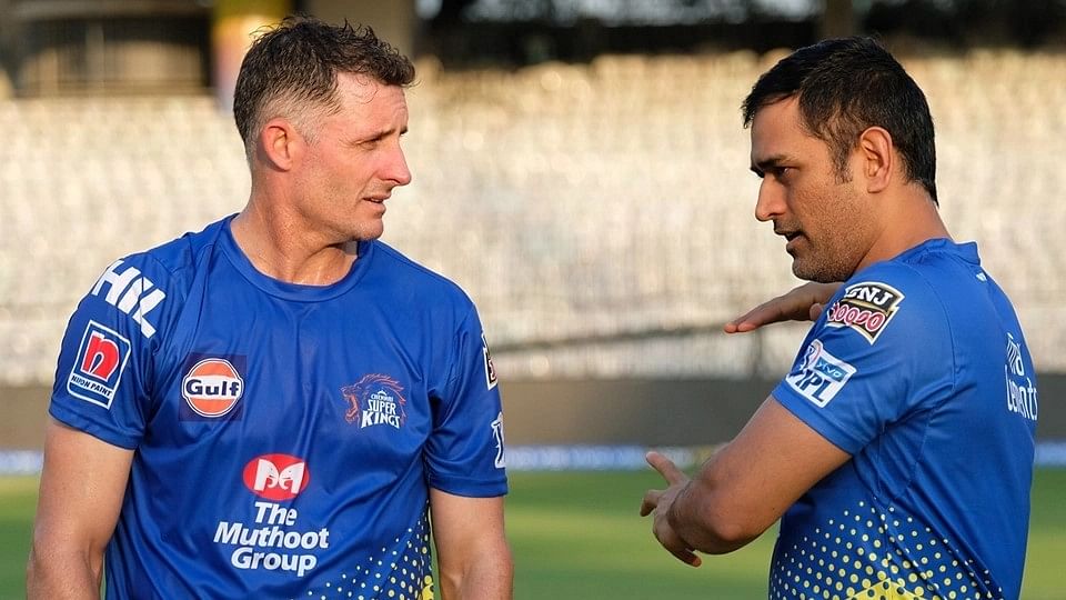 Mike Hussey, M.S.Dhoni