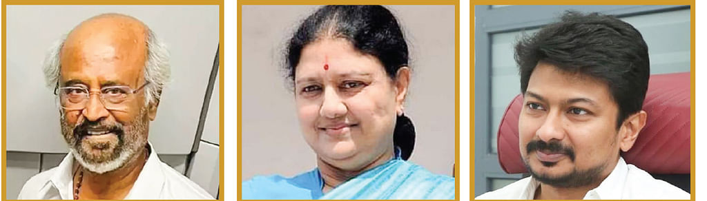 ரஜினி, சசிகலா, உதயநிதி