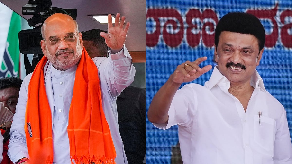 `தன் மகனை முதல்வராக்குவதுதான், மு.க.ஸ்டாலினின் நோக்கம்..!' - பாஜக டெல்லி கூட்டத்தில் சாடிய அமித் ஷா