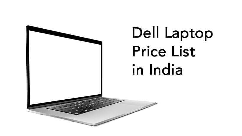 dell laptop rate list