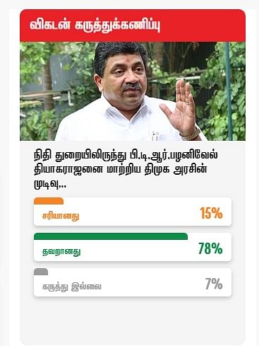விகடன் கருத்துக்கணிப்பு