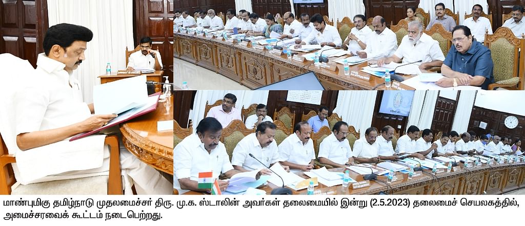 அமைச்சரவைக் கூட்டத்திலிருந்து முதல்வருக்கு முன்னதாகவே கிளம்பினாரா பி.டி.ஆர்?!
