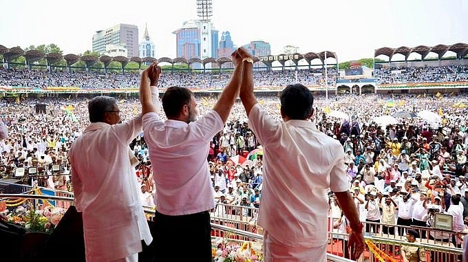``பாஜக-வின் அதிகார பலத்தையும் தாண்டி கர்நாடகாவில் காங்கிரஸ் வென்றது” - ராகுல் காந்தி