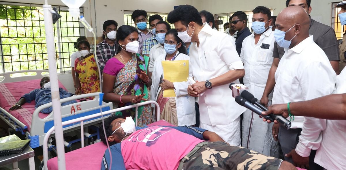 ஸ்டாலின் நேரில் ஆறுதல்