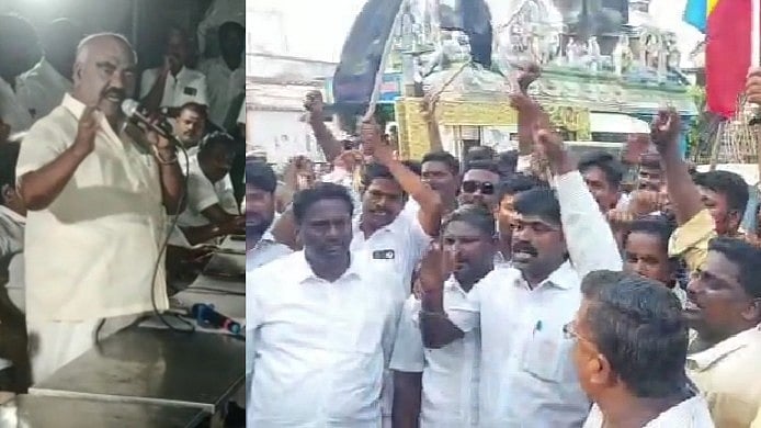 சர்ச்சை கருத்து: கறுப்புக்கொடி காட்டிய பாமக-வினர்; வருத்தம் தெரிவித்த மஸ்தான் - நடந்தது என்ன?