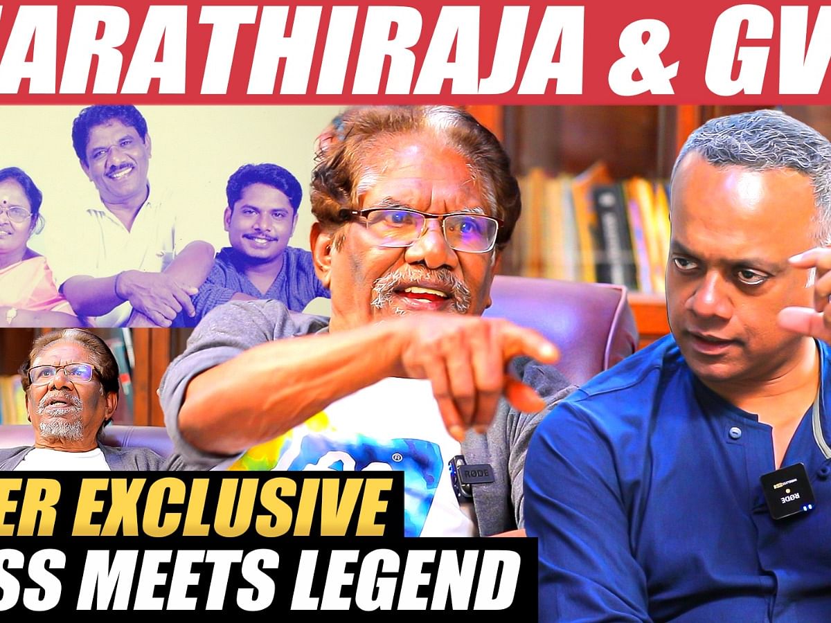 Bharathiraja's Heart Touching Love Story! - 1st Time Ever | GVM Meets Bharathiraja