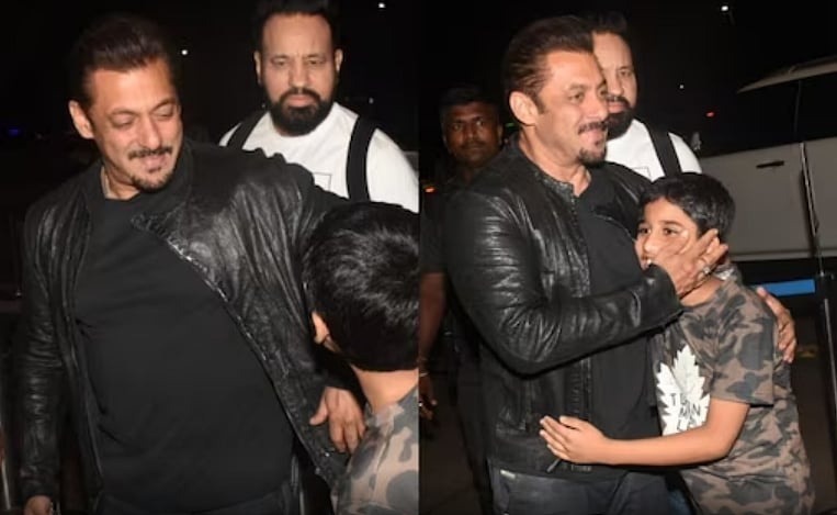Salman Khan: பாதுகாப்புப் படையினரைத் தாண்டி அருகில் வந்த சிறுவன் - ஆரத்தழுவிய சல்மான் கான்!
