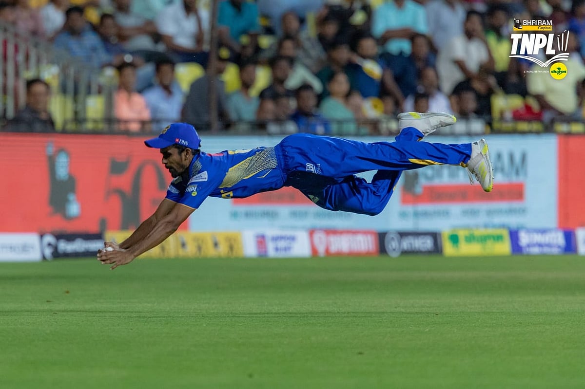 TNPL 2023: முருகன் அஷ்வின் பிடித்த அசத்தல் கேட்ச்; இந்திரஜித்தின் அதிரடியால் வென்ற திண்டுக்கல்!