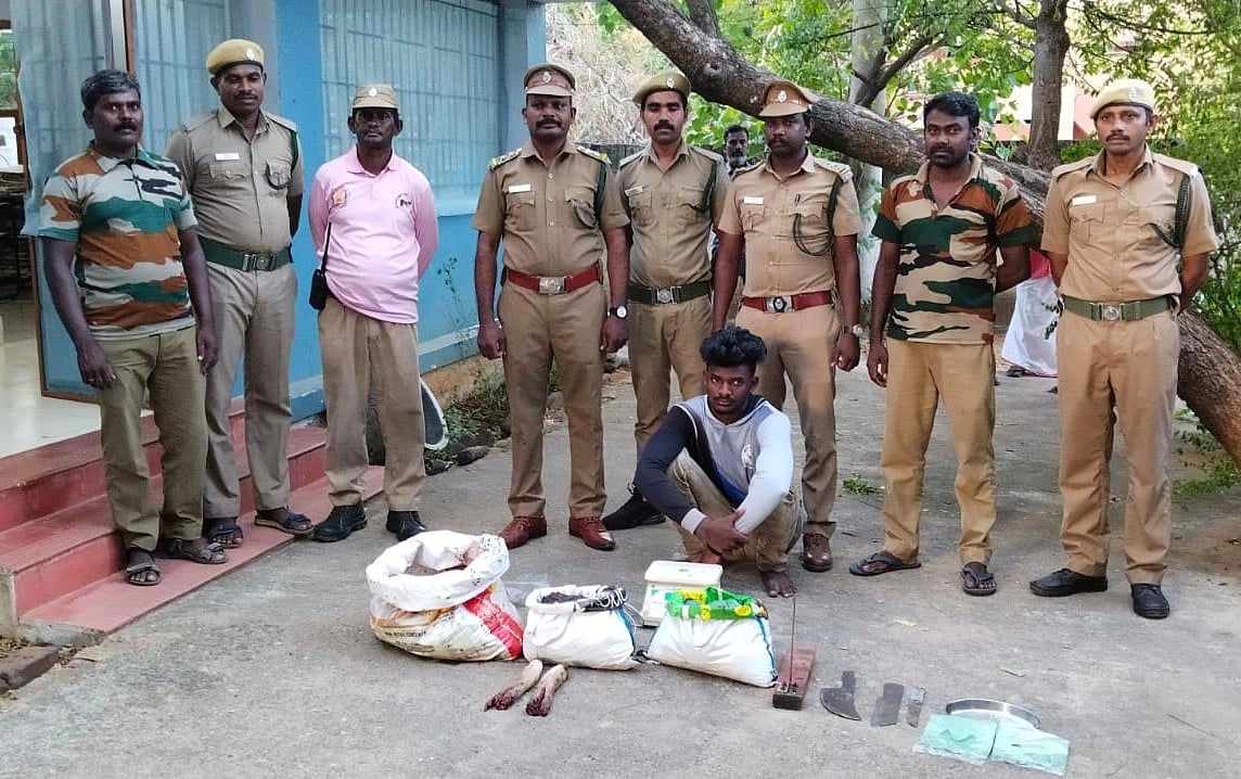 ராஜபாளையத்தில் மான் வேட்டை: இறைச்சி வாங்க வந்தவர் கைது - 6 பேர் தப்பியோட்டம்!