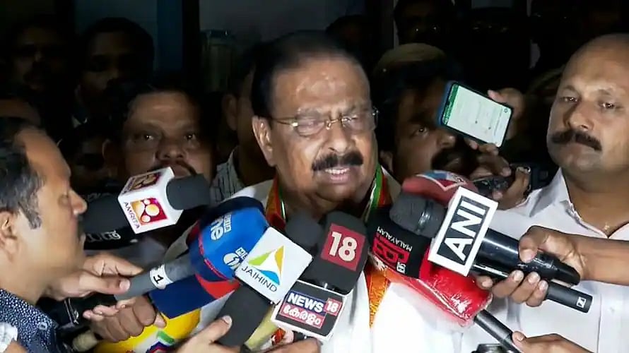 கைது செய்யப்பட்ட பிறகு செய்தியாளர்களிடம் பேசிய கே.சுதாகரன்