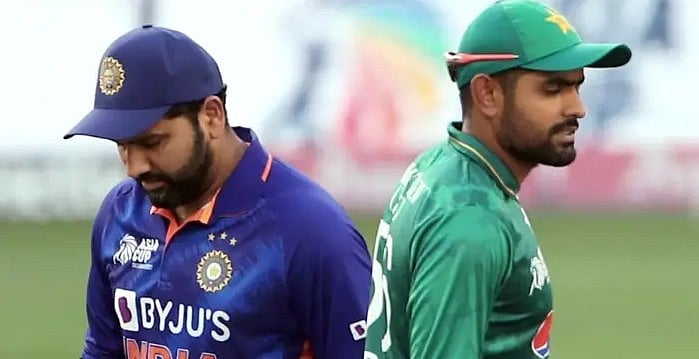 Rohit and Babar Azam  