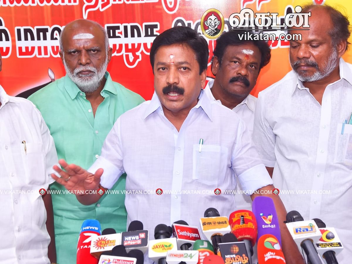 ``நான் அப்படி சொன்னேனா... சிந்தனைச்செல்வன் தெளிவுபடுத்த வேண்டும்!" - சி.வி.சண்முகம் காட்டம்