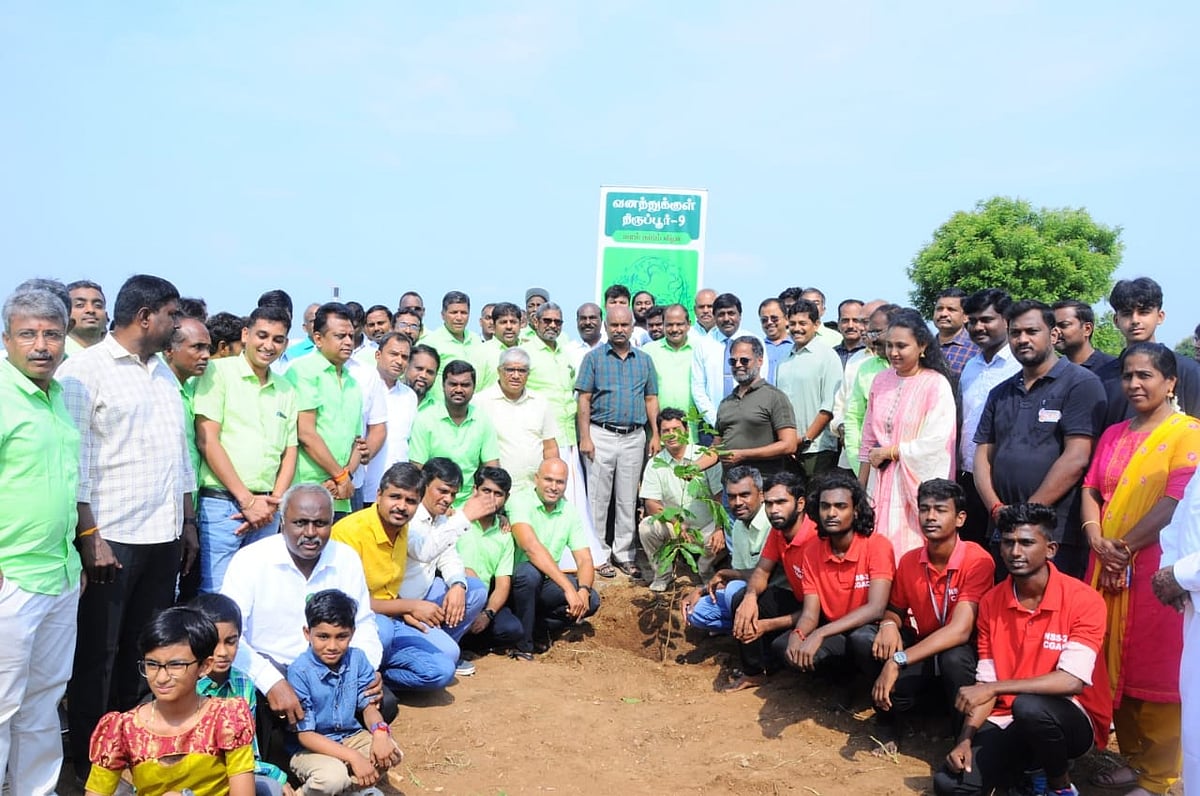 `16 லட்சம் மரங்கள்; அடுத்து 2 லட்சம் மரங்கள் நட இலக்கு' வனத்துக்குள் திருப்பூர் அமைப்பின் முயற்சி!