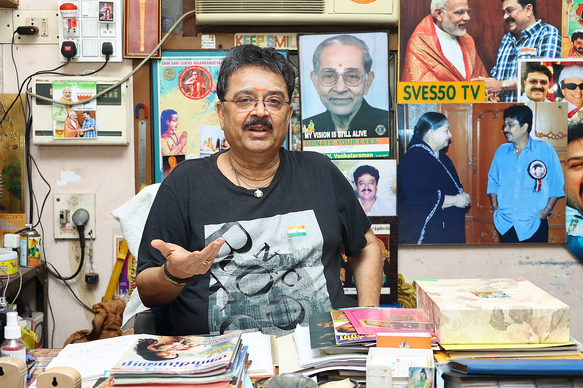 ``நாடாளுமன்றத் தேர்தல் வரை  நீடிப்பாரா அண்ணாமலை... சந்தேகம்தான்” - சொல்கிறார் எஸ்.வி.சேகர்!