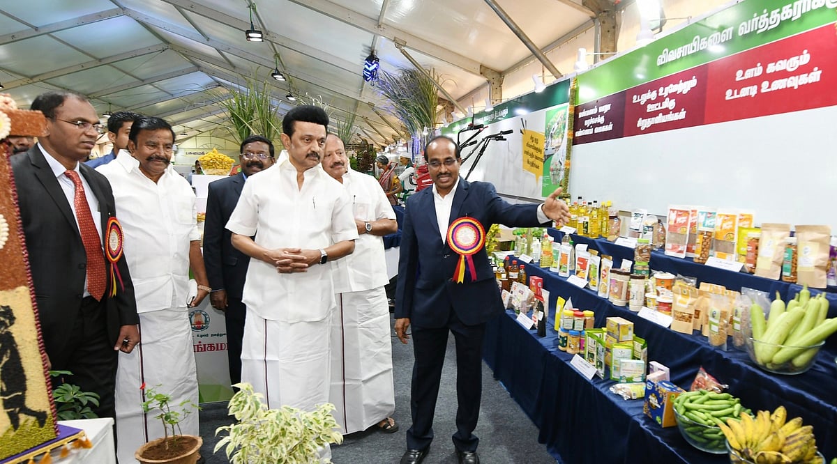 `வேளாண்மை லாபம் தரும் தொழிலாக மாற வேண்டும்!’ - திருச்சி வேளாண் சங்கமம் நிகழ்ச்சியில் முதல்வர்!