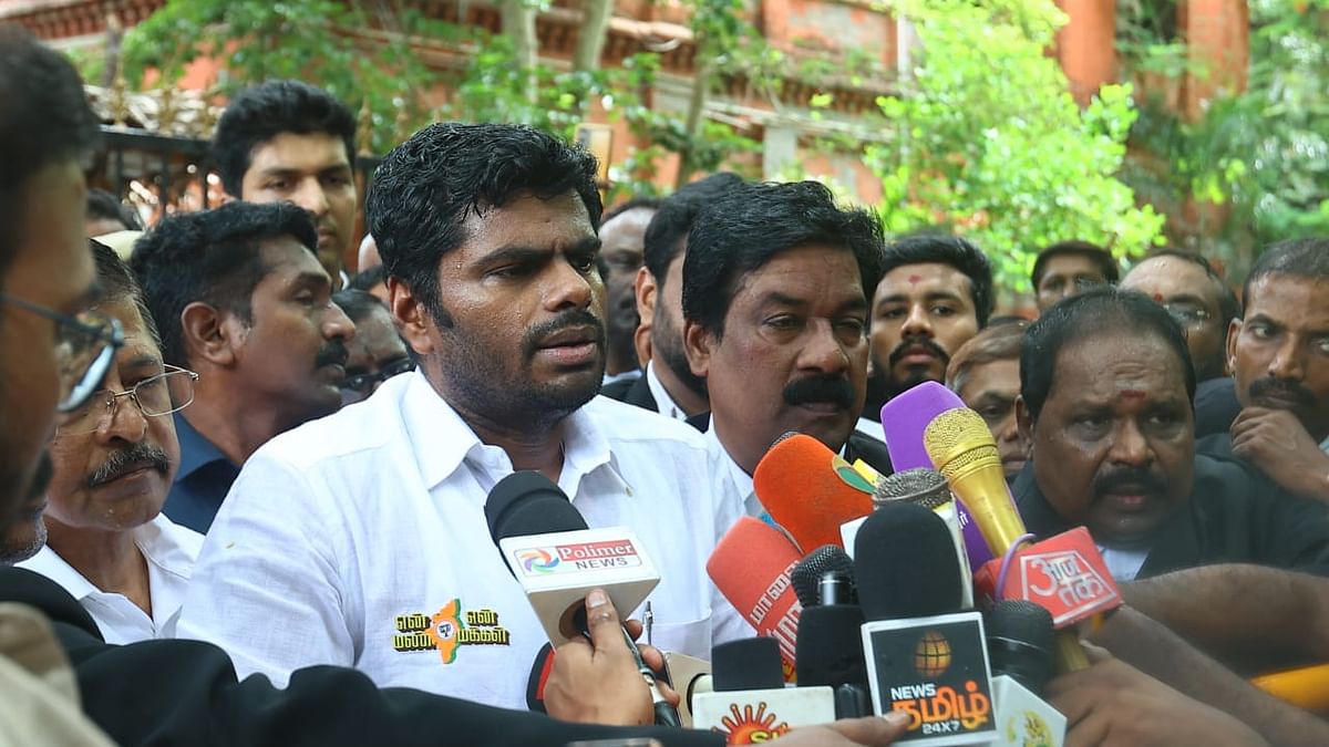 DMK Files... பாதயாத்திரை நடக்க நடக்க அடுத்தடுத்த பாகங்கள் வெளியாகும்'' -  அண்ணாமலை Tamilnadu bjp leader Annamalai press meet about tr balu defamation  case - Vikatan
