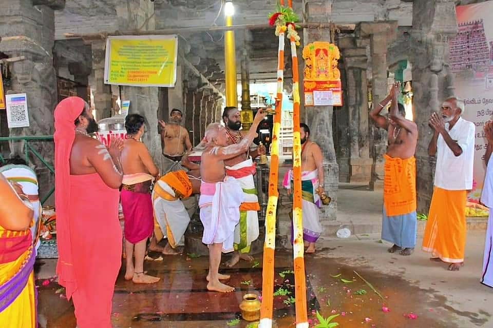 செப் - 3 அருள்மிகு மாயூரநாதர் கோயில் கும்பாபிஷேக விழா... பந்தக்கால் முகூர்த்ததுடன் தொடக்கம்!