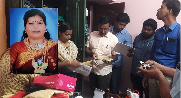 வருமானத்துக்கு அதிகமாகச் சொத்து சேர்த்த புகார்; அதிமுக கூட்டுறவு சங்கத் தலைவி வீட்டில் ரெய்டு!