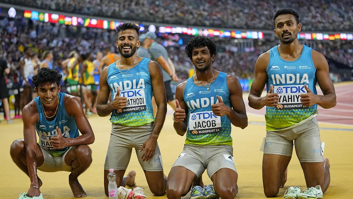 4x400m: அமெரிக்காவுக்கு டஃப் கொடுத்த இந்தியா... ஆசிய ரெக்கார்ட்டை முறியடிப்பு! 