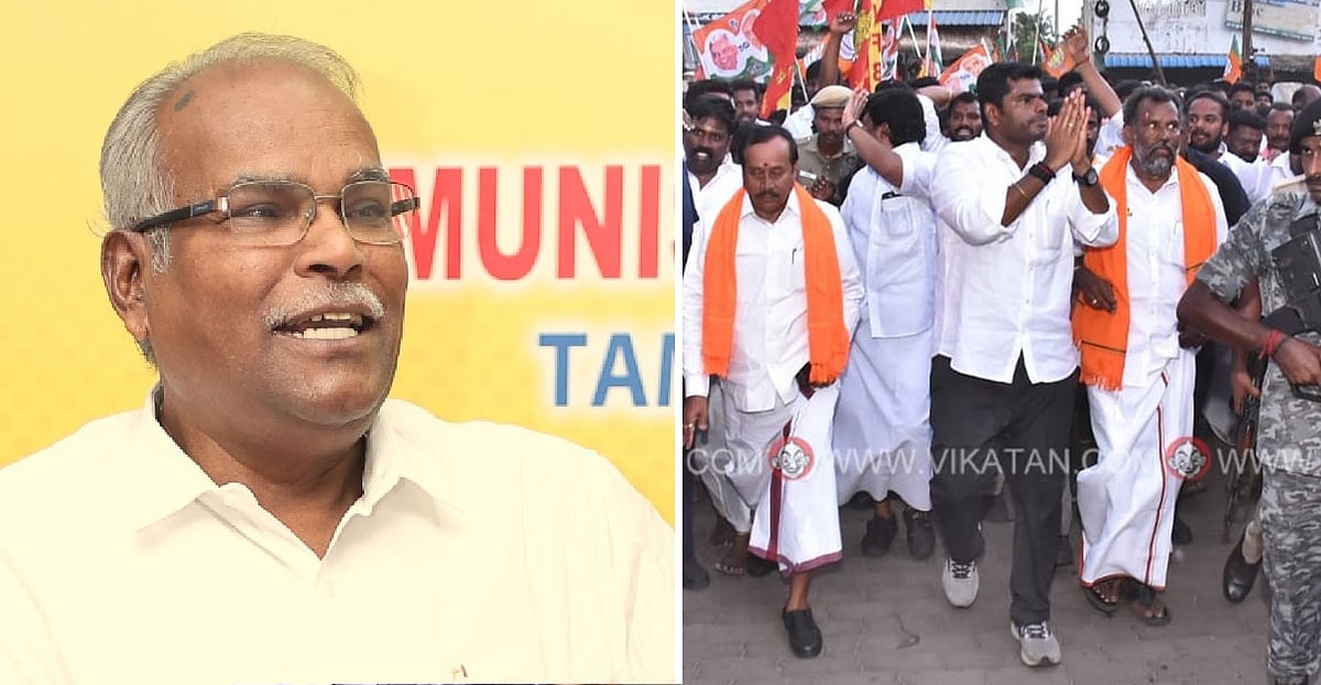 ``அரை கிலோமீட்டர் நடந்துவிட்டு பாதயாத்திரை என்கிறார் அண்ணாமலை!” - கே.பாலகிருஷ்ணன்