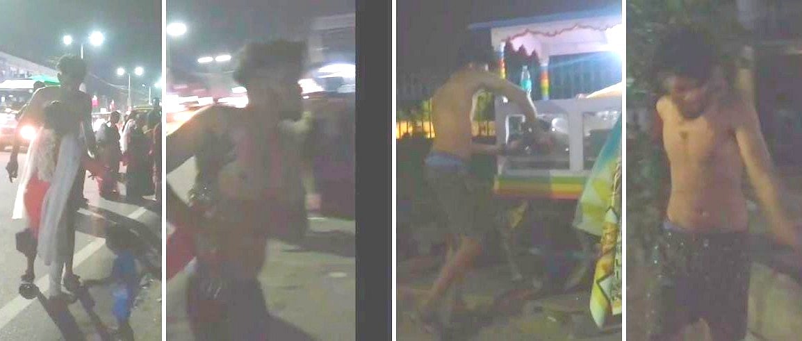 ‘சண்டைக்கு வா..’ - கண்ணாடியை உடைத்த கஞ்சா ஆசாமி; தாக்கப்பட்ட வேலூர் போலீஸ்!