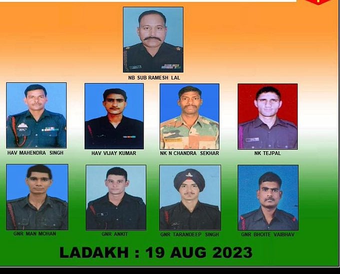 லடாக்: ராணுவ வாகனம் கவிழ்ந்து விபத்து; 9 வீரர்கள் பலி - மோடி, ராகுல் உள்ளிட்ட தலைவர்கள் இரங்கல்