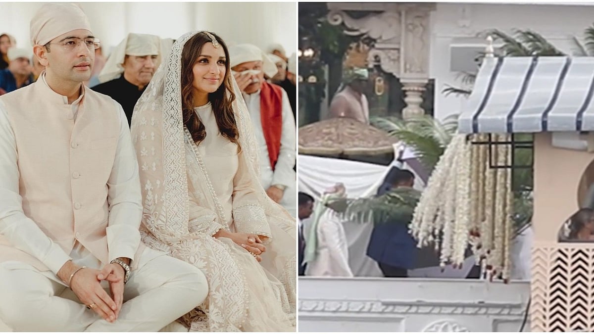 படகில் மணமகன் ஊர்வலம்; பஞ்சாபி, இத்தாலி, ஜப்பானிய உணவு வகைகள்; பரினிதி சோப்ரா- ராகவ் சதா திருமணம் 