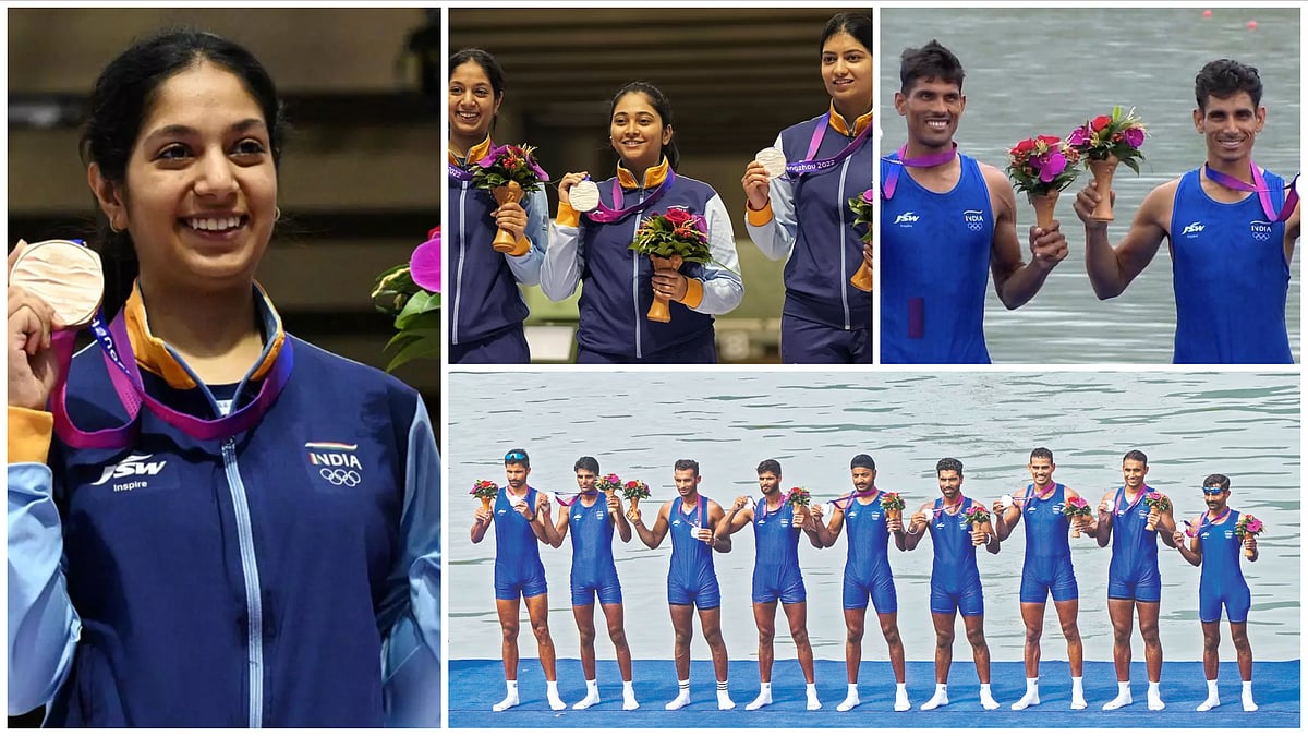 India at Asian Games - Day 1 - Highlights: ஏழாவது இடத்தில் இந்தியா! 