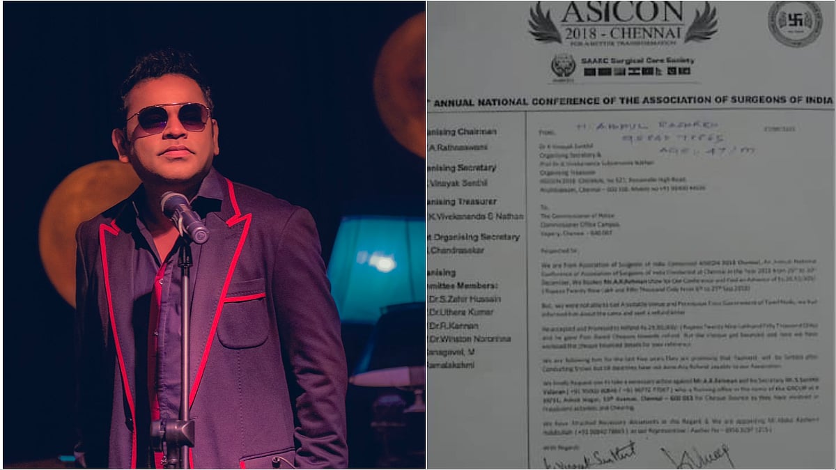 ஏ.ஆர்.ரஹ்மான் மீது ரூ.29 லட்சம் பண மோசடிப் புகார் - உடனடி பதில் கொடுத்த ஏ.ஆர்.ஆர் தரப்பு! - பின்னணி?