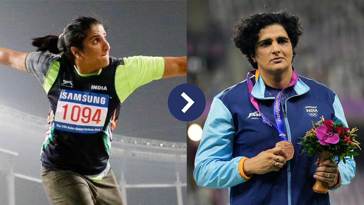 Seema Punia: `வயது வெறும் நம்பர்தான்!' - 40 வயதில் வட்டு எறிதலில் பதக்கம் வென்ற சீமா பூனியா!