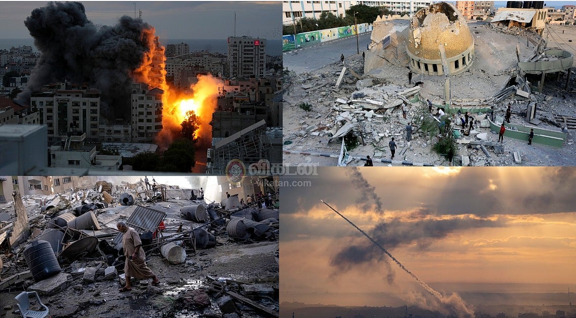 Israel - Hamas: ஓயாமல் பொழியும் குண்டுமழை; உருக்குலையும் கட்டடங்கள்.. எகிறும் பலி எண்ணிக்கை! | Album