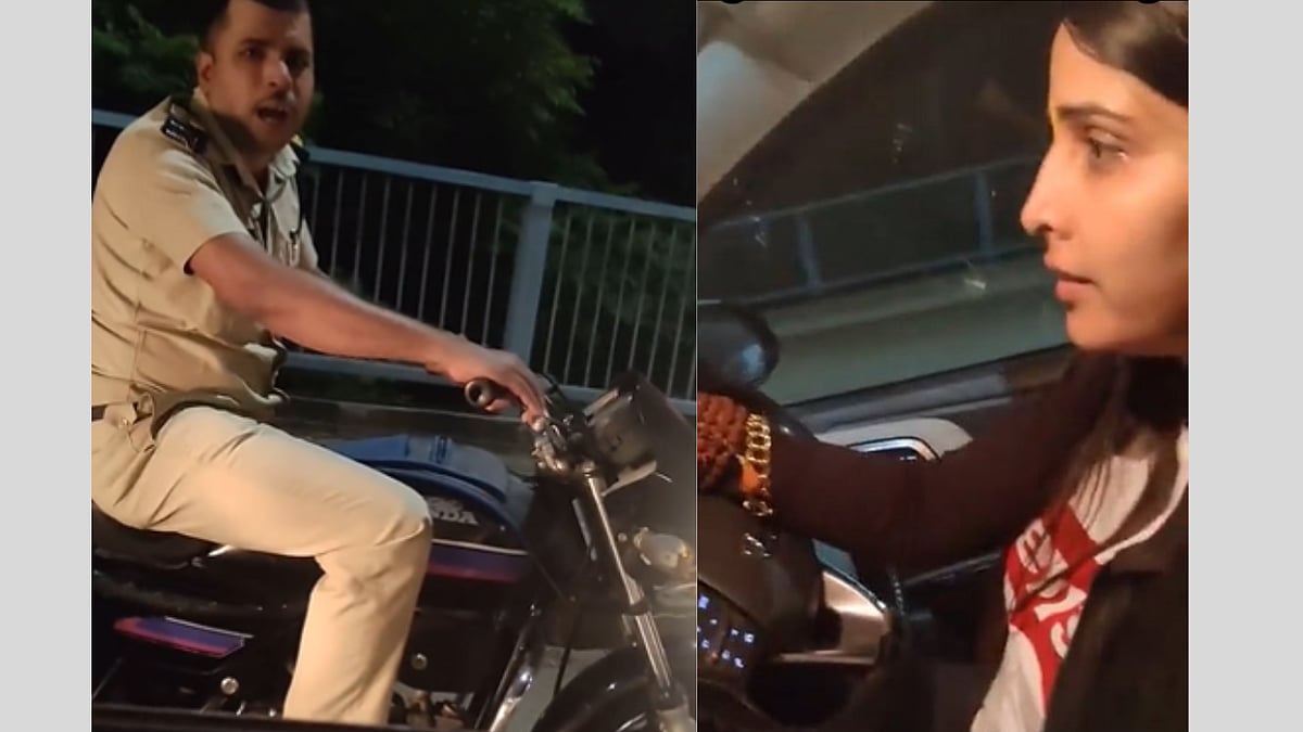 `ஏன் ஹெல்மெட் அணியவில்லை..?' -  போலீஸ்காரரை விரட்டிச் சென்று கேள்வி கேட்ட பெண்கள்! | வீடியோ