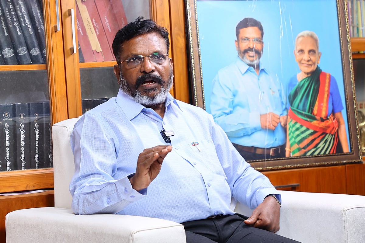 `4 தொகுதிகள் கேட்டோம்... எனினும் இரண்டில் ஒப்புக்கொண்டது ஏன்?’ - விளக்கும் விசிக தலைவர் திருமாவளவன்