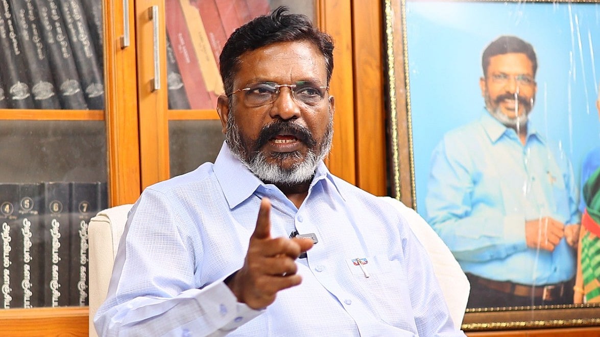 முதலமைச்சர் கனவுடன் தற்போது சிலர் அரசியல் கட்சி தொடங்குகின்றனர்!' - சொல்கிறார் தொல்.திருமாவளவன் | Thol Thirumavalavan talks about alcohol prohibition in Tamil Nadu - Vikatan