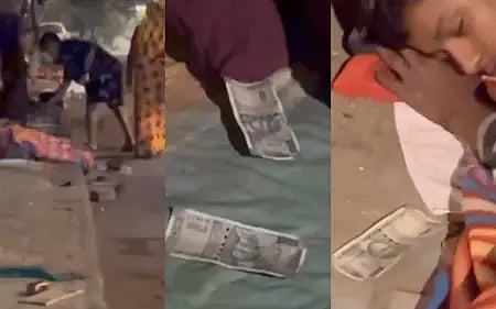 அன்று நிலநடுக்க பாதிப்புக்கு உதவி; இன்று நடைபாதைவாசிகளுக்கு உதவி! - கவனம் ஈர்த்த ஆப்கன் வீரர்!