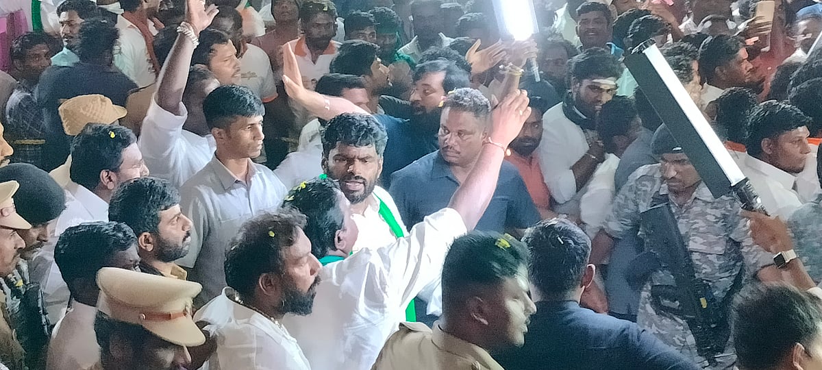 ``சனாதனத்தை ஒழிப்பதுப்பற்றி பேசுபவர்கள் முடிந்தால் இதை செய்யட்டும்..!” - திருவாரூரில் அண்ணாமலை