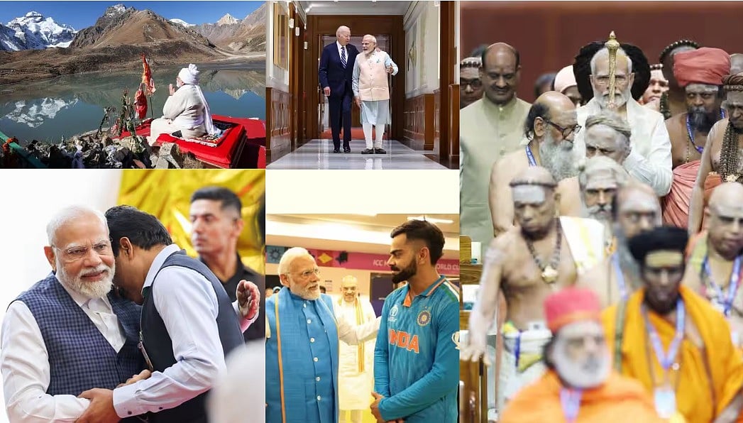 Modi 2023: `செங்கோல் டு தேஜஸ் பயணம்...' - பிரதமர் மோடி 2023 | Rewind Photo Album