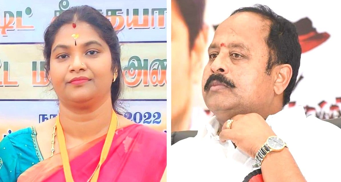 ‘முதலில், நாகரிகமாக பேசக் கற்றுக்கொள்ளுங்கள்’ - பாஜக கார்த்தியாயினியை எச்சரிக்கும் வேலூர் திமுக