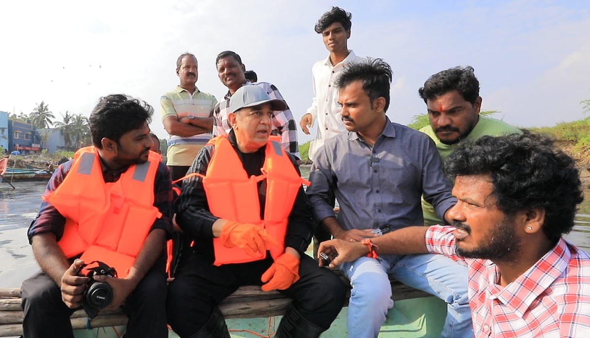 இதுதான் இவர்கள் சொல்லும் ‘டிஜிட்டல் இந்தியா’ - எண்ணூர் களத்தில் கமல்ஹாசன் 