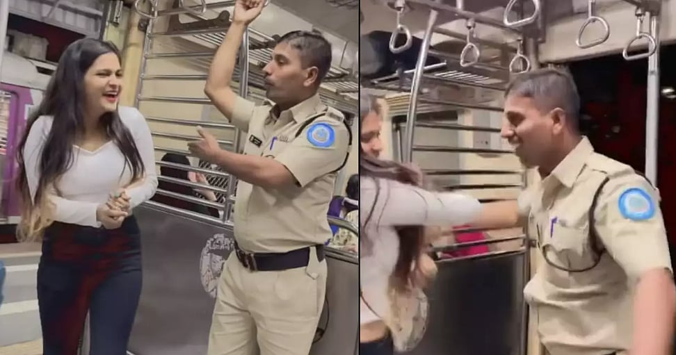 `மும்பை ரயிலில் பெண்ணுடன் நடனமாடிய ஹோம் கார்டு...' வைரல் வீடியோவால் விபரீதம்!