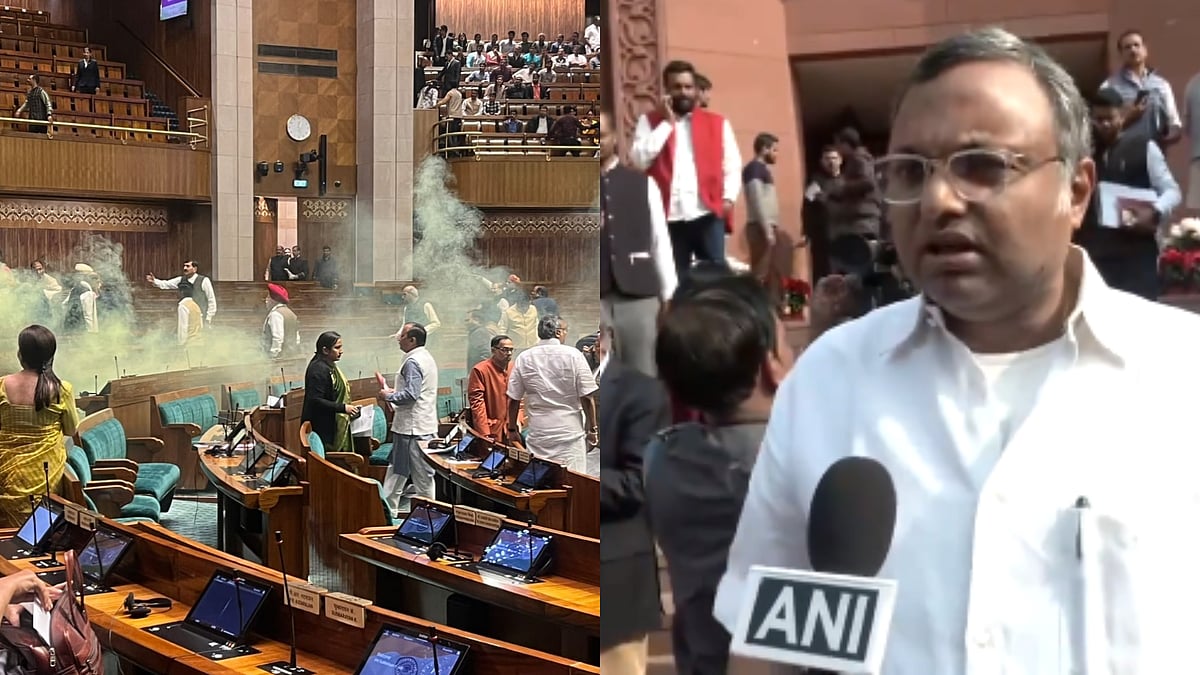Parliament Security Breach: `அவர்கள் வீசியது விஷ வாயுவாக இருக்கலாம்'- விவரிக்கும் கார்த்தி சிதம்பரம்