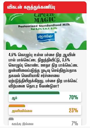 விகடன் கருத்துக் கணிப்பு 