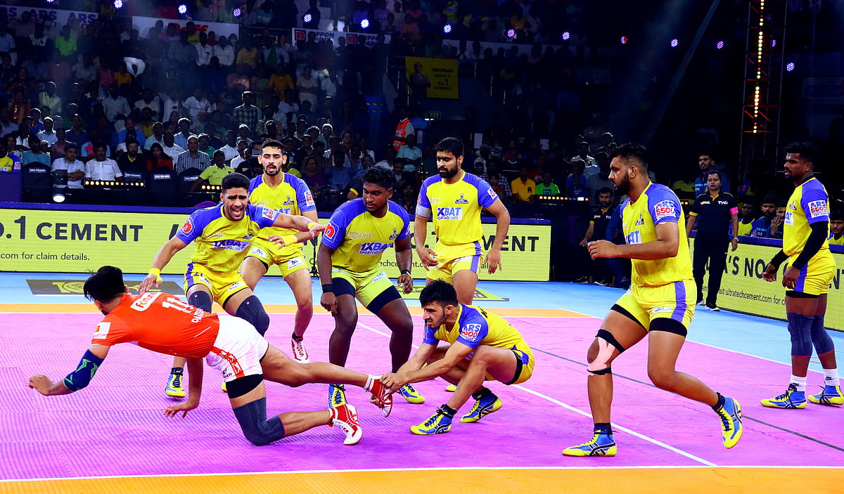 Pro Kabaddi 2023: தமிழ் தலைவாஸ் vs குஜராத் ஜெயன்ட்ஸ்! | Photo Album
