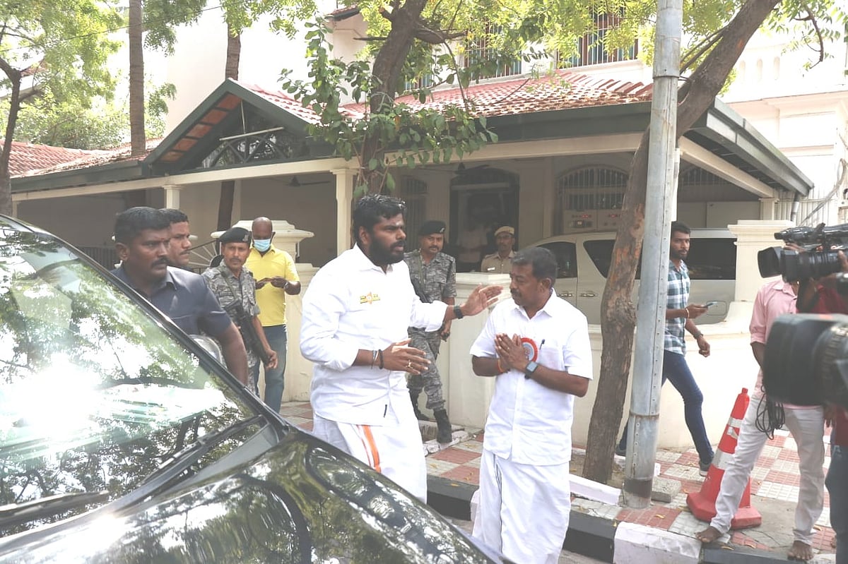 அயோத்தி கோயில் திறப்பு நேரலை: `கோபாலபுரம் கோயிலுக்கு வந்ததற்குக் காரணம் இதுதான்..!' - அண்ணாமலை