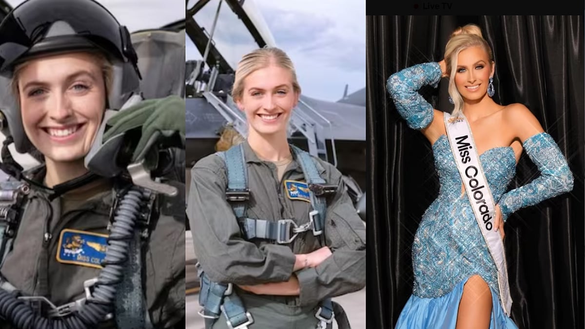  `மிஸ் அமெரிக்கா' போட்டியில் பங்கேற்கவுள்ள முதல் விமானப்படை அழகி'! 