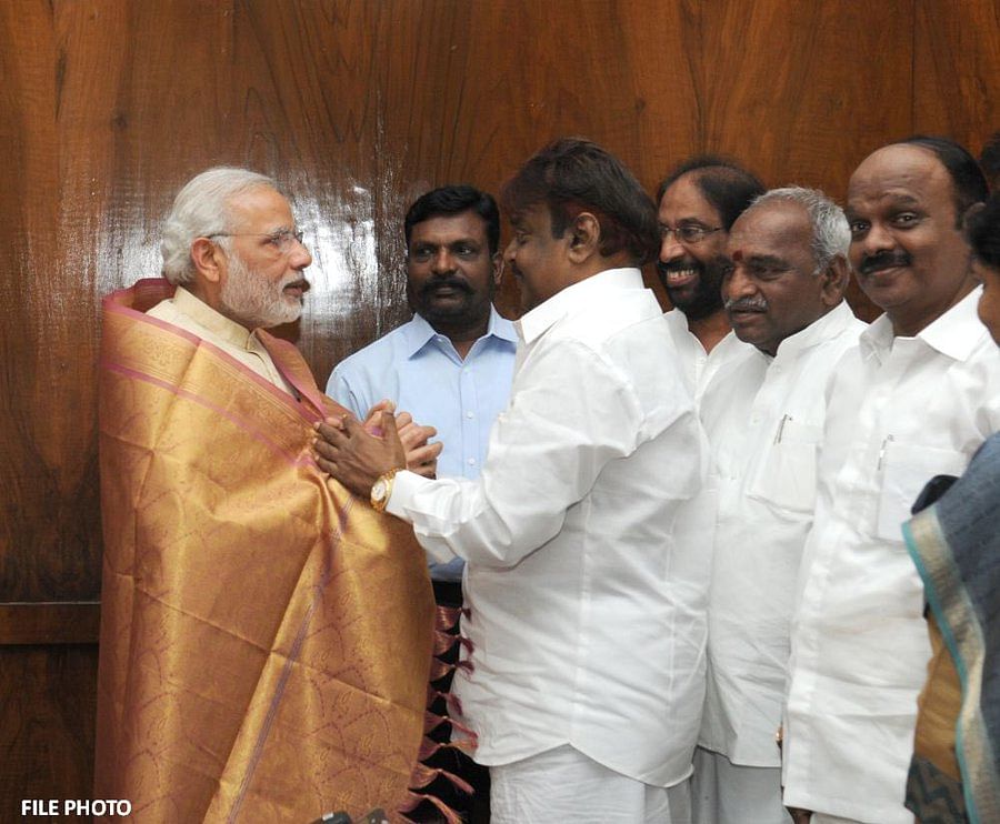 மோடி - விஜயகாந்த்