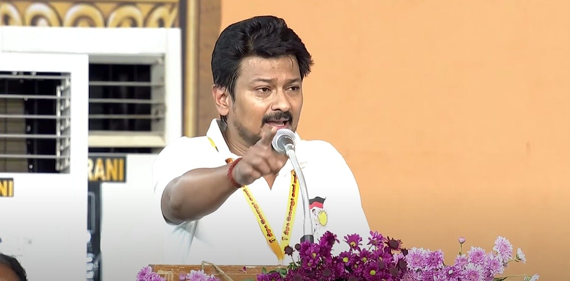 `இன்னும் 2,000 வருடங்கள் ஆனாலும், தமிழ்நாட்டில் பாஜக-வால் கால் பதிக்க முடியாது!' - உதயநிதி ஸ்டாலின்