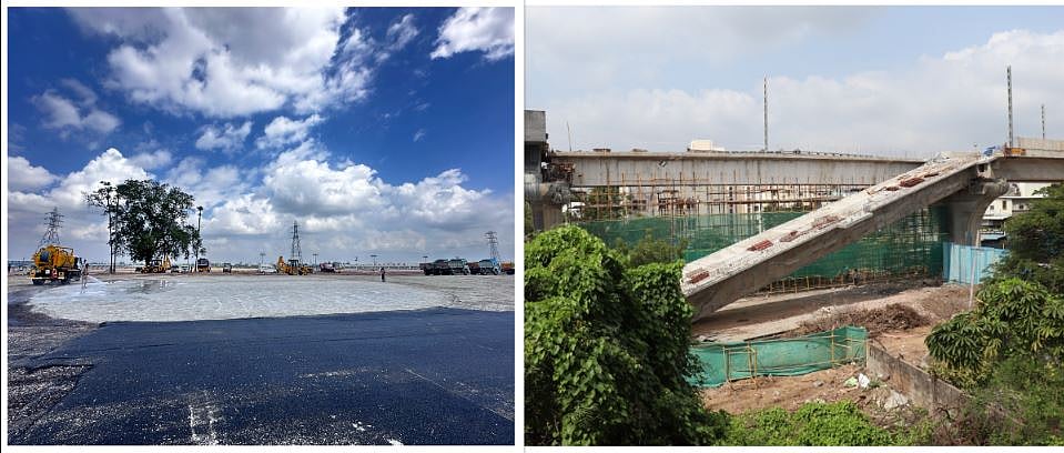 சென்னை பறக்கும் ரயில் பாலம் விபத்தும், திருச்சியில் மோடிக்காக தயாராகும் ஹெலி-பேடும் | ஸ்பாட் படங்கள்