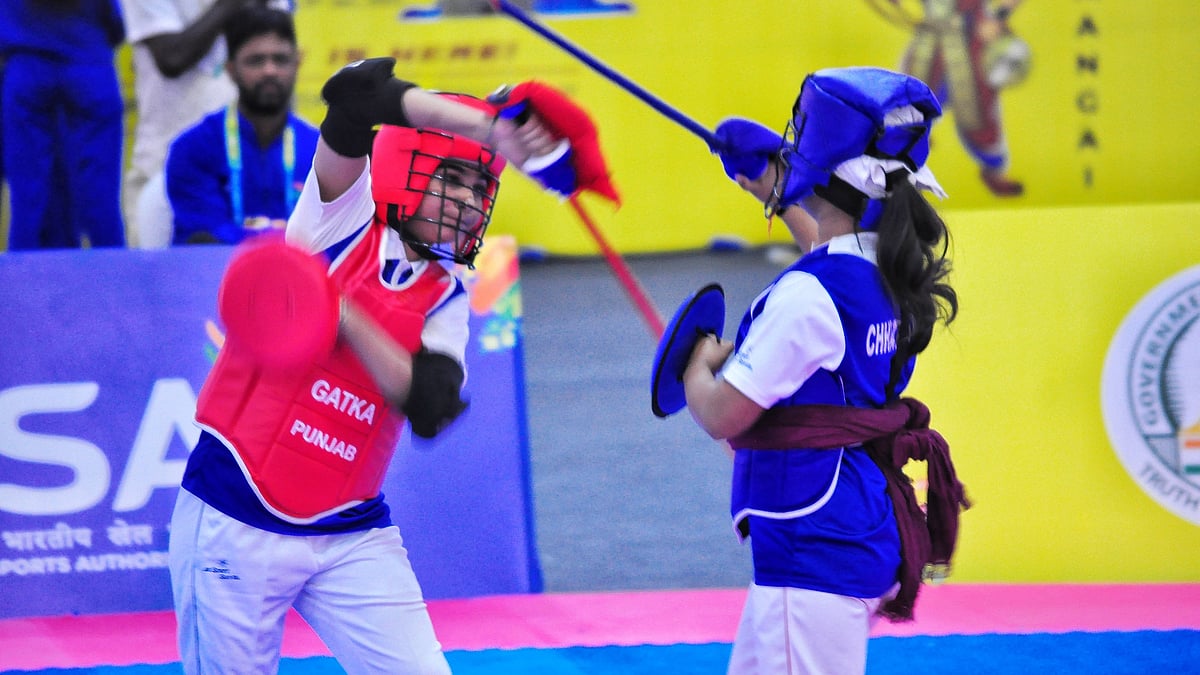 கேலோ இந்தியா: மதுரையில் நடைபெற்ற கட்கா போட்டியின் ஹைலைட்ஸ்! | Photo Album 