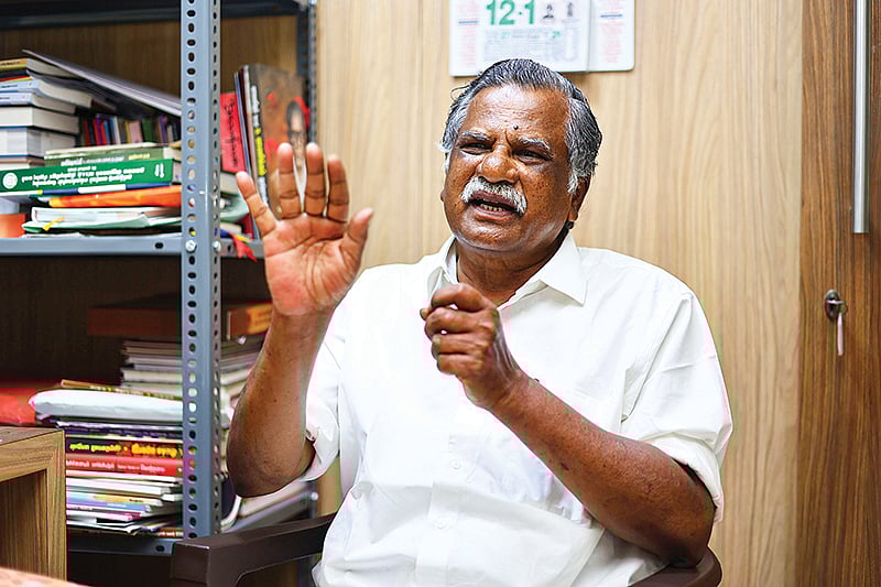 ``காங்கிரஸ் கட்சி பலவீனமடைந்திருப்பது உண்மைதான்; ஆனால்...!”  - சொல்கிறார் சிபிஐ முத்தரசன் 